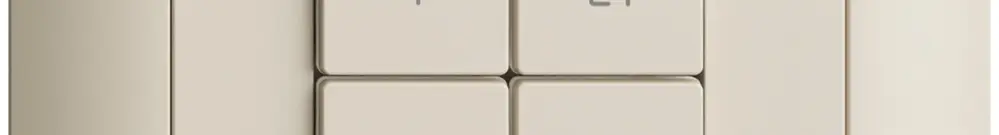 Comando per dimmer INC 1c scena/4t Edue Wiser crema 