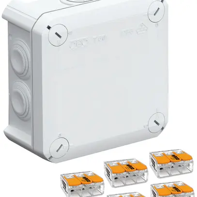 Scatola di derivazione Cellpack Universal Box CG T60 con WAGO 5×221-613 