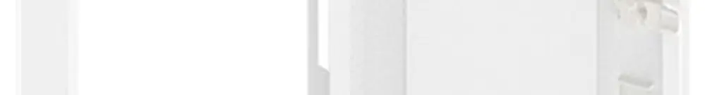 Porta media con cornice SE Pragma bianco per 1parte/7file 
