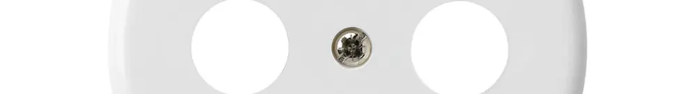 Disque frontal basico pour TV-R blanc Ø58mm 