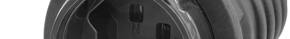 Prise mobile Steffen T25 IP55 16A 400V, noir/couvercle noir 