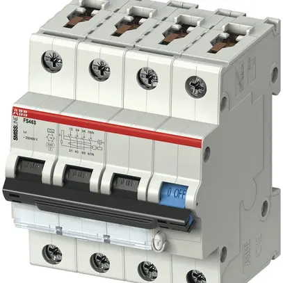 Disjoncteur différentiel SMISSLINE CL C 32A 10kA 4P 30mA retard léger type F 