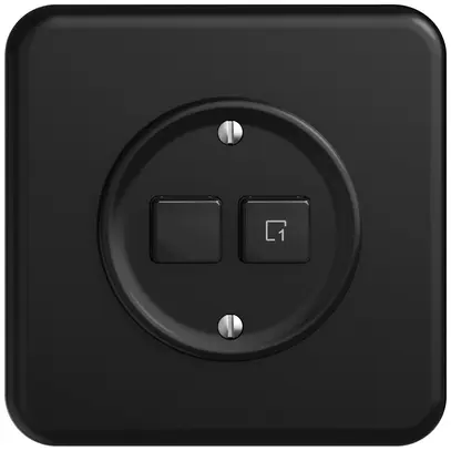 Stazione sec.interr.INC STANDARDdue Wiser SNAPFIX® 1 scena 2 tasti WLAN ne 