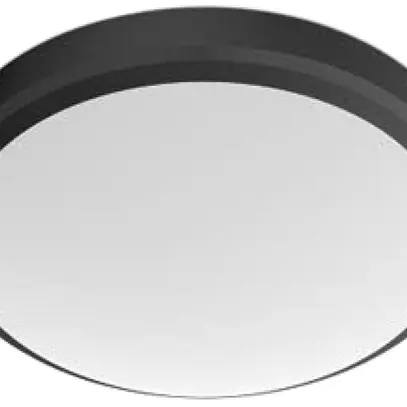 Plafoniera LED Philips Doris 6W 600lm 2700K IP44 Ø220mm nero 