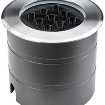 Lampada di terreno LED INS SG Nemo IP67 9W 460lm 3000K DIM Ø130×110mm antracite 