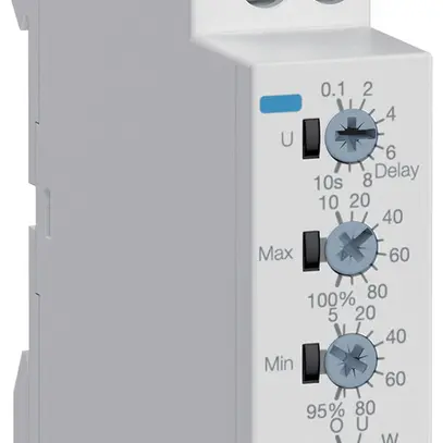 Relè di monitoraggio corrente AMD Hager EUC100, 0.5…10A (1LN) 1C (5A/250V) 1UM 
