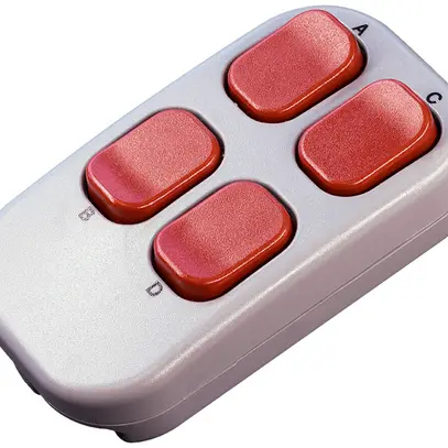 Émetteur portable ALADIN Mini II EnOcean 4-can gris clair/rouge 