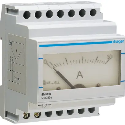 Amperometro INS Hager 0…30A 