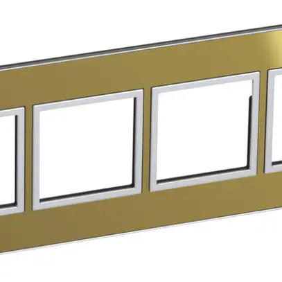 Abdeckrahmen ATO 1×4 Modul, gold reflective 
