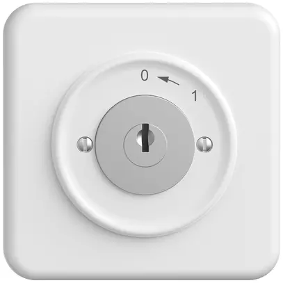 Contatto rotativo INC STANDARDdue SNAPFIX® 0<-1/1P con chiusura & 2 chiavi bi 