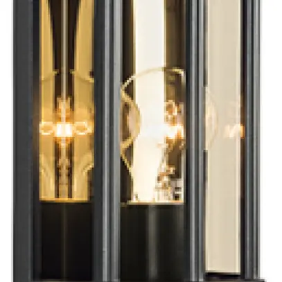 Applique LED SG Sorrento E27 1×46W IP44 REG 355×156mm nero 