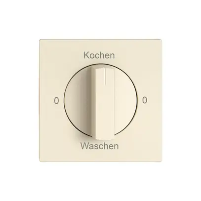 Montageset EDIZIO.liv SNAPFIX® f.Drehschalter m.Griff 0-Kochen-0-Waschen cr 