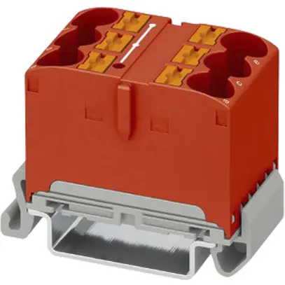 Verteilerblock PX PTFIX 6X10/S-NS35A RD 