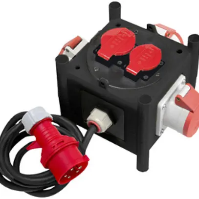 Distributore di corrente Brennenstuhl 3×CEE16+2×T25 1m 5×2.5mm² CEE16 