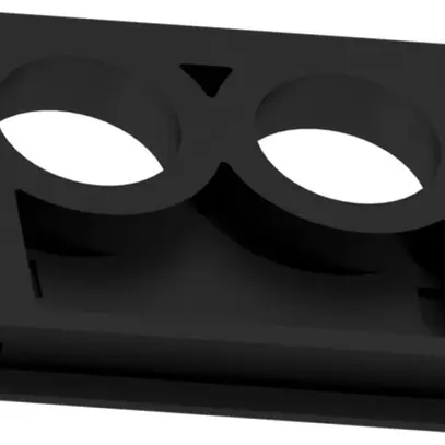 Embout plat ABB NAP 2E M20 noir 