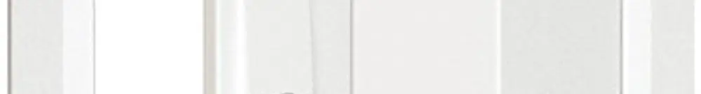 Blendrahmen mit Tür Hager univers 353×853×13mm IP30 reinweiss für FW51U 