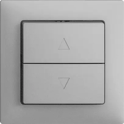 Poussoir pour stores ENC EDIZIOdue F silver 1 canal 