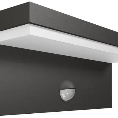 Lampada a muro LED myGarden Bustan, 9W 230V 4000K PIR 78×92×220mm IP44 antracite 