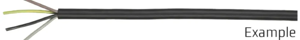 Kabel Gdv 3×1.5mm² 2LPE/LNPE schwarz 