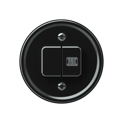 Kit frontal origin 2×commutateur/contact à poussoir 1×lumineux 60×60mm no 