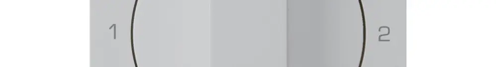 Kit frontale per interruttore rotativo S2 60×60mm kallysto 0-1-0-2 grigio chiaro 