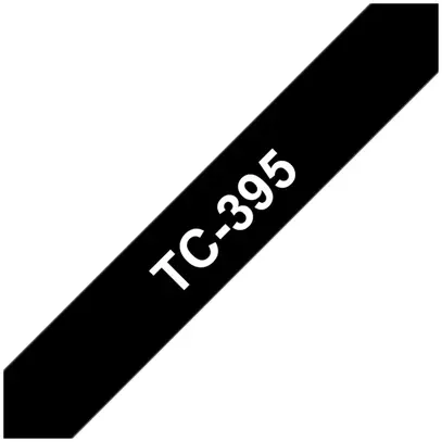 Schriftbandkassette TC 9mm×7.7m schwarz/weiss 