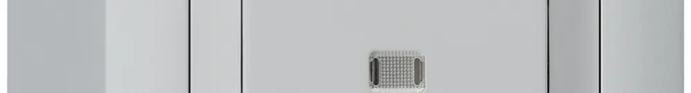 Interruttore pulsante luminoso AP kallysto 3/1L grigio chiaro 
