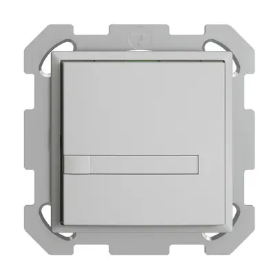 Pulsante KNX RGB INC EDUE, 250mW, s.LED, c.carta, 1×pulsante, com.1×tasto, grc 