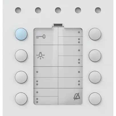 Poste audio intérieure AP Siedle Comfort ouvre-porte commuta.auto 91×201×27mm bc 