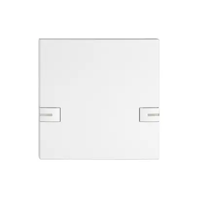 Taste 1/1 EDIZIO.liv SNAPFIX® f.KNX-&UNI m.LED 2×Einfach-Bedienung ws 