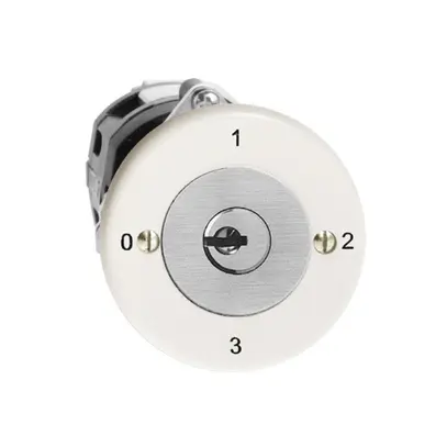 Interruttore rot. INC FH 5/1L bianco con serratura di sicurezza 