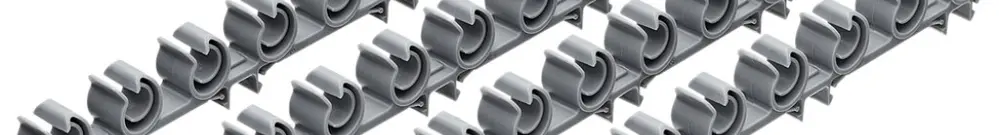 Guida cavo R&M 6-volte, per pannello di distribuzione HD ELISO, 4 pezzi 