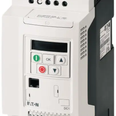 Convertisseur de fréquence Eaton DC1 4kW 400VAC, filtre CEM, transistor 