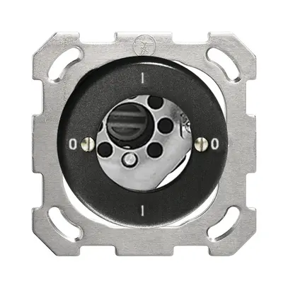 Interrupteur rotatif ENC FH 0/3P noir pour serrure de sûr. sans cyl. 