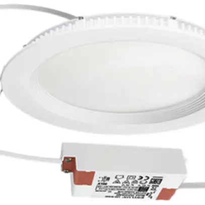 Downlight LED ESYLUX ELSA-2 Ø180 ON/OFF 9W 4000K, 850lm, blanc 