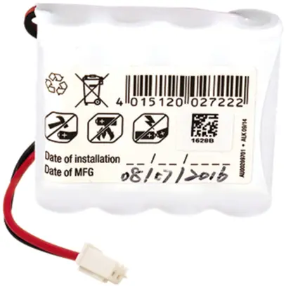 Akku ESYLUX für SLA LED NiCd, 4.8V/800mAh, Kabel 230mm, 60×50×15mm 