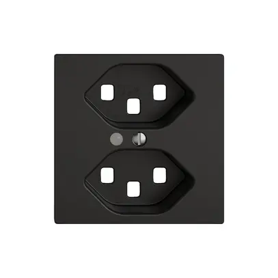 Kit di montaggio EDIZIO.liv SNAPFIX® per presa 2×T23 con lente frontale ne 