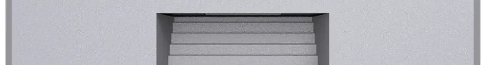 Applique LED INC DOTLUX EASYSTAIR PIR SEN 1.5W 70lm 930 82×82mm argent 