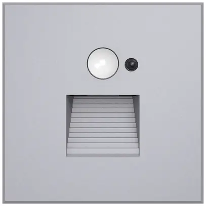 Applique LED INC DOTLUX EASYSTAIR PIR SEN 1.5W 70lm 930 82×82mm argent 