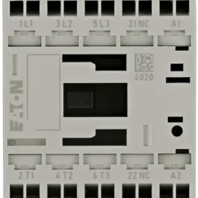 Contattore di potenza Eaton, 3P 4kW, 1R, 230V 50Hz, 240V 60Hz, Push-in 