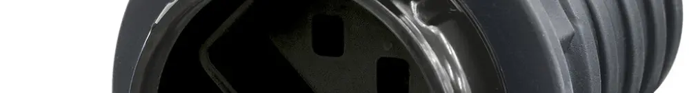 Presa mobile Steffen T23 IP55 16A 250V, nero/coperchio nero 