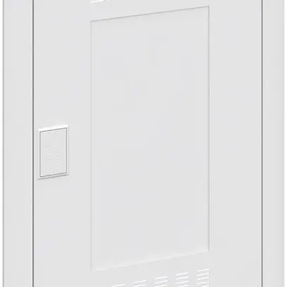 Cadre avec porte ventilée WiFi ABB pour distributeur multimédia 3 rangées 