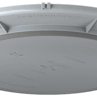 Placca frontale HaloX 250 per calcestruzzo a vista, uscita Ø215mm 