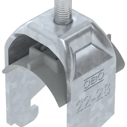 Schnellverleger BET 2056 N-Fuss Kunststoff 22…28mm 1×Kabel Stahl tfZn 