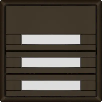 Universaltaster EDIZIO.liv UNI SNAPFIX® 12…48V o.LED 3× 2-Tbed.Pap.br 