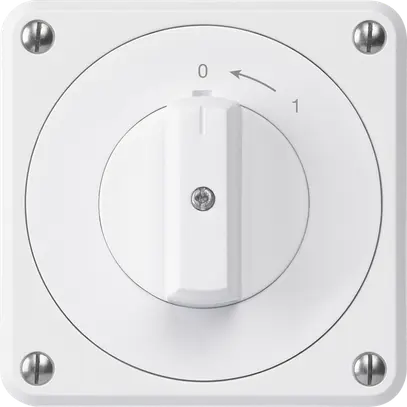 Contatto rotativo INC robusto IP55 bianco 1P per combinazione 