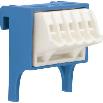 Morsetto di connessione Hager volta Quick Connect 5×1.5…4mm² blu 10 pezzi 