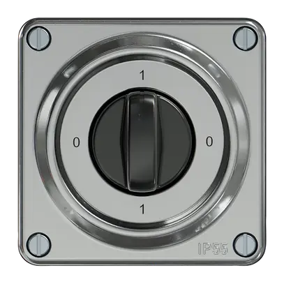 Interruttore rotativo ELEMENT SNAPFIX® 1P 16A 400V 0-1-0-1 all 