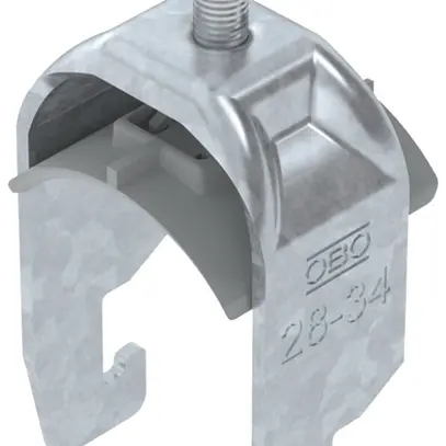 Schnellverleger BET 2056 U-Fuss Kunststoff 28…34mm 1×Kabel Stahl tfZn 