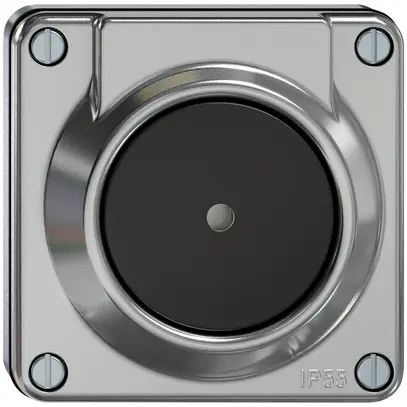Tasto a pulsante di suoneria INC ELEMENT SNAPFIX® c.illuminazione 87×87×19mm all 